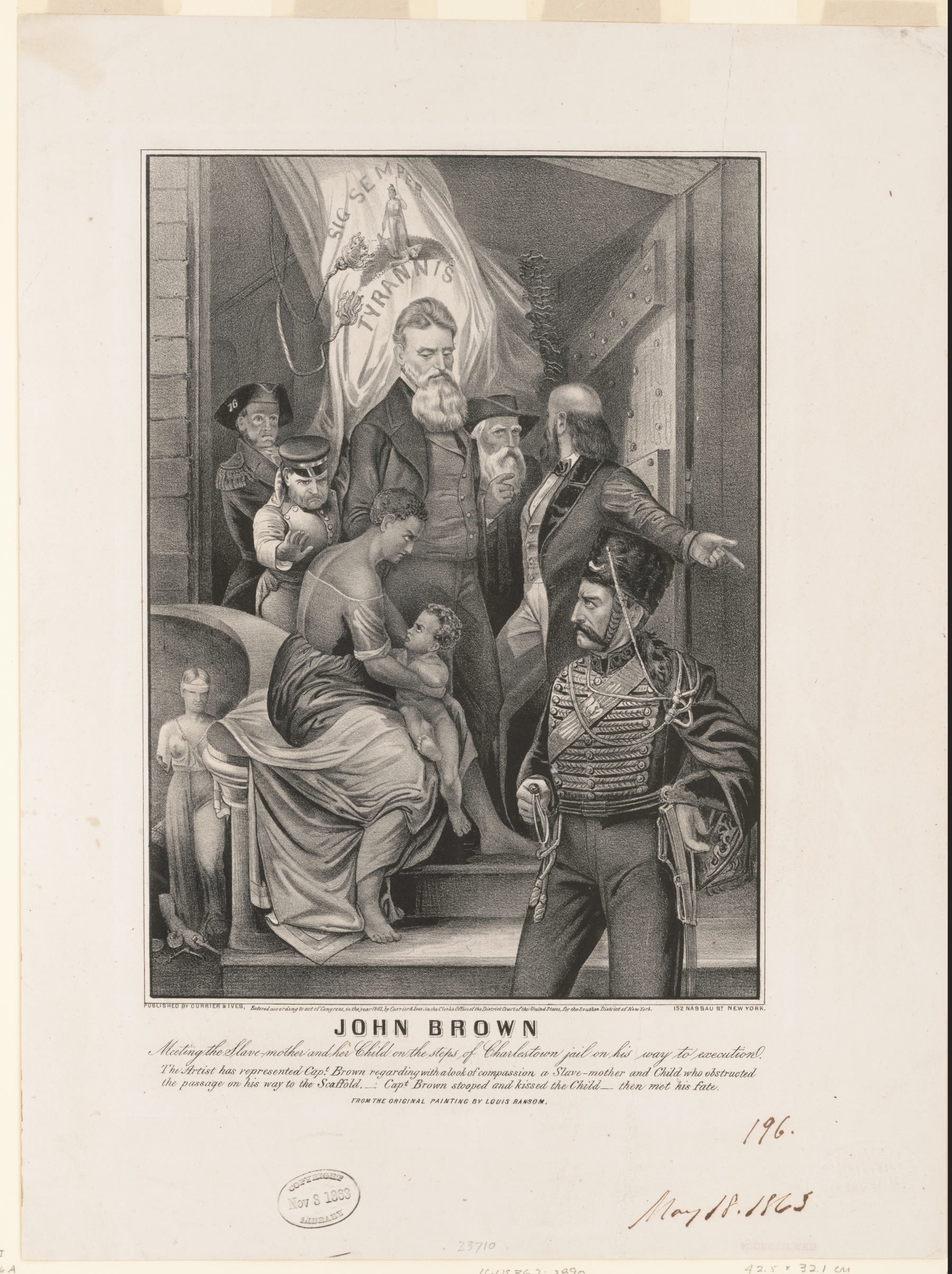John Brown: Meeting the Slave-Mother by Published by Currier & Ives, after Louis Ransom