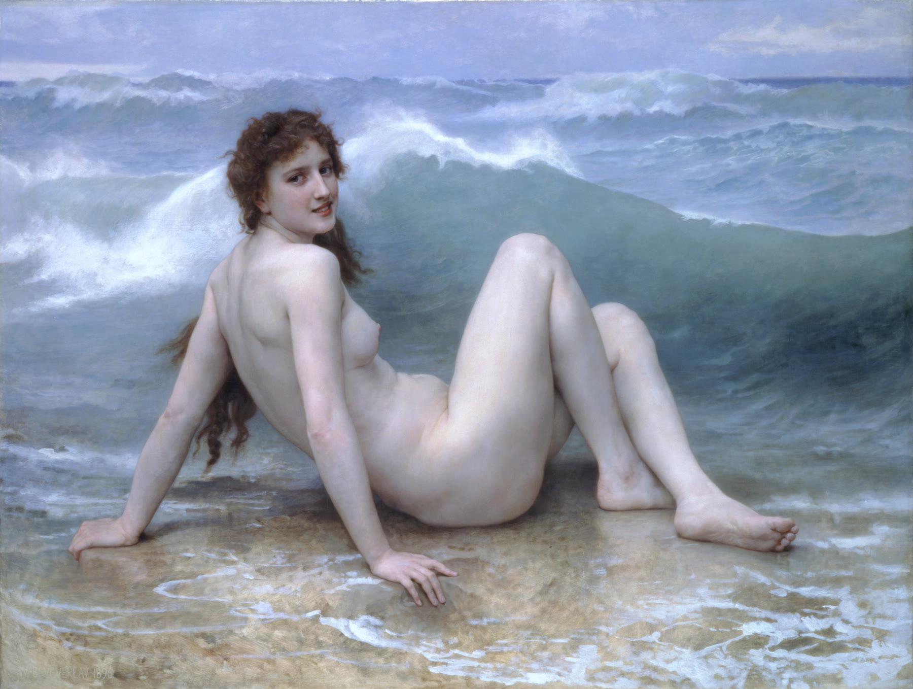 The Wave by William-Adolphe Bouguereau